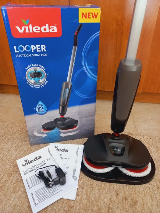 Mopa elétrica com spray Vileda Looper