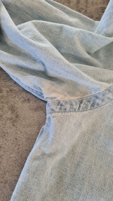 Koszula Polo Ralph Lauren. Jasny niebieski Błękitny jeansowa. S