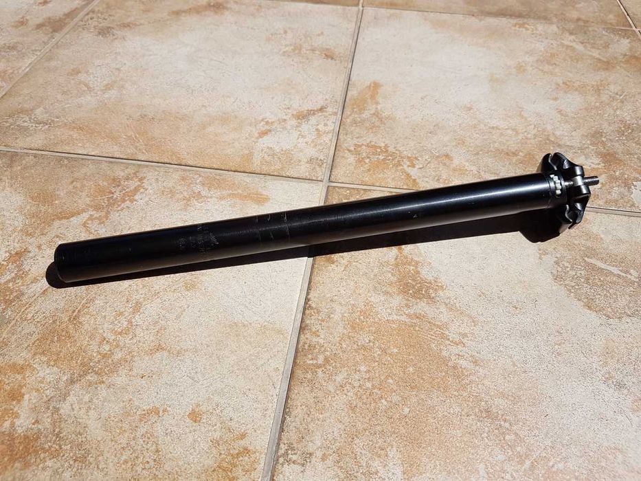 rowerowa sztyca 27,2mm x 355mm, czarna