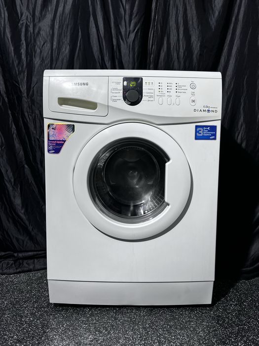 4 кг узкая стиральная машина SAMSUNG Diamond. Доставка бесплатно