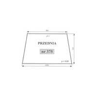 szyba przednia do C-330, C-360, MF-235, MF-255 Koja Smolniki ACX487i