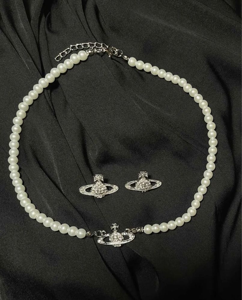 Vivienne Westwood компелкт набор украшений ожерелье сережки