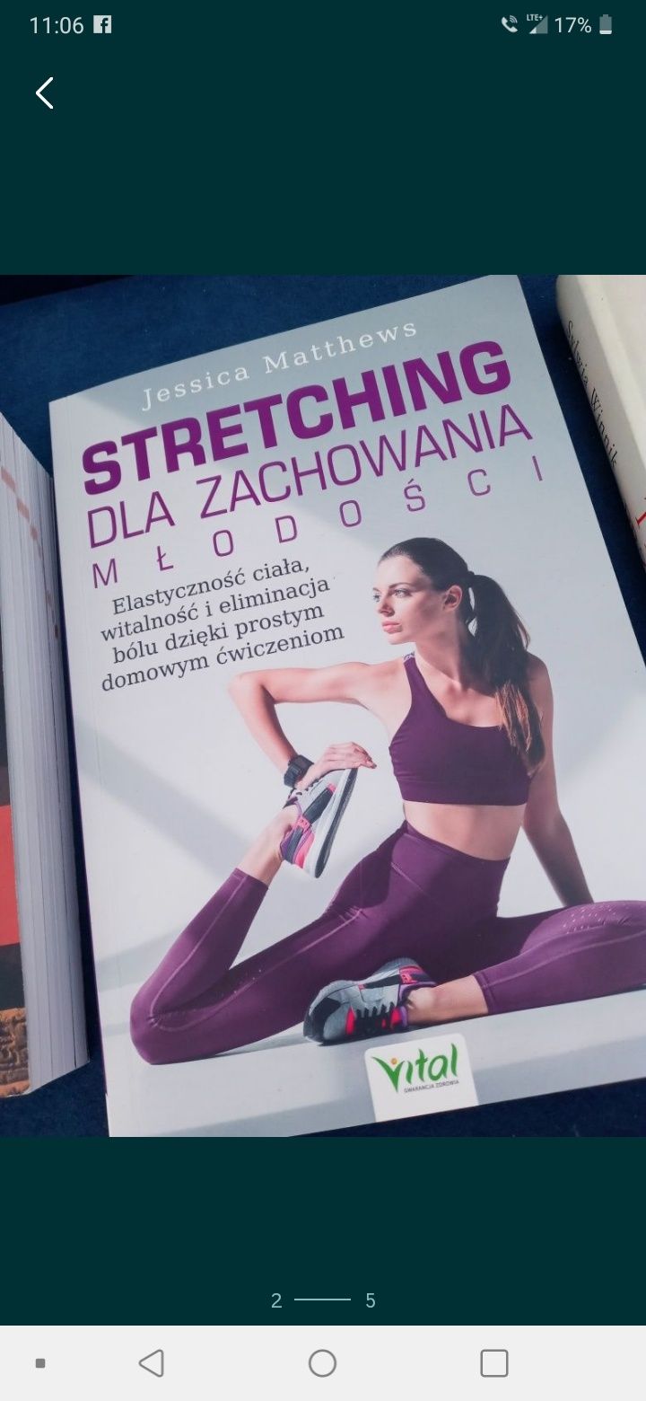 Ksiazka streching dla zachowania młodości