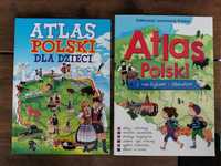 Atlas Polski dla dzieci +atlas z naklejkami