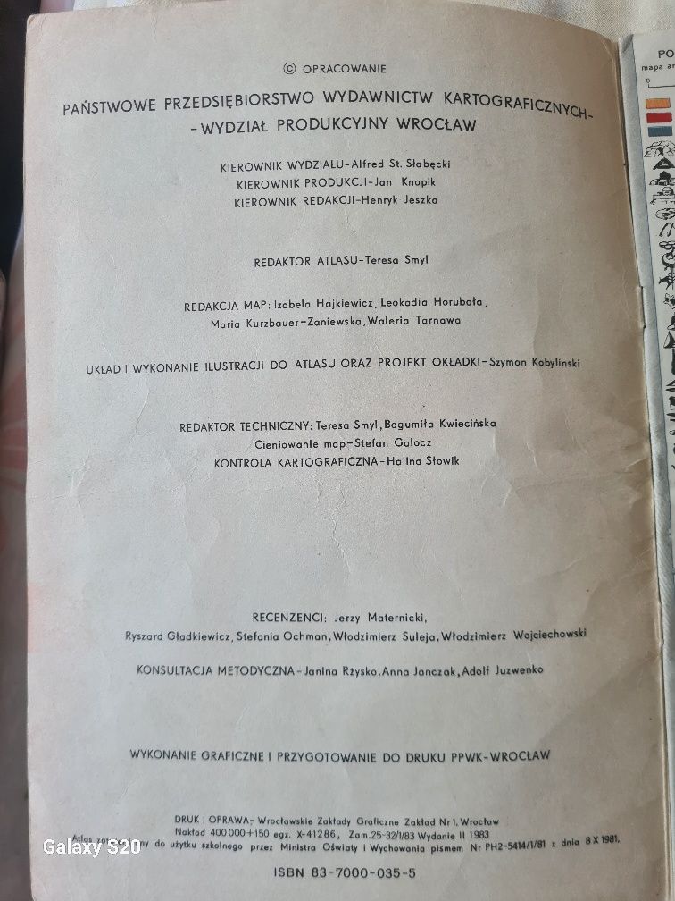 Atlas historyczny dla klasy IV z PRL-u, Nasza Ojczyzna