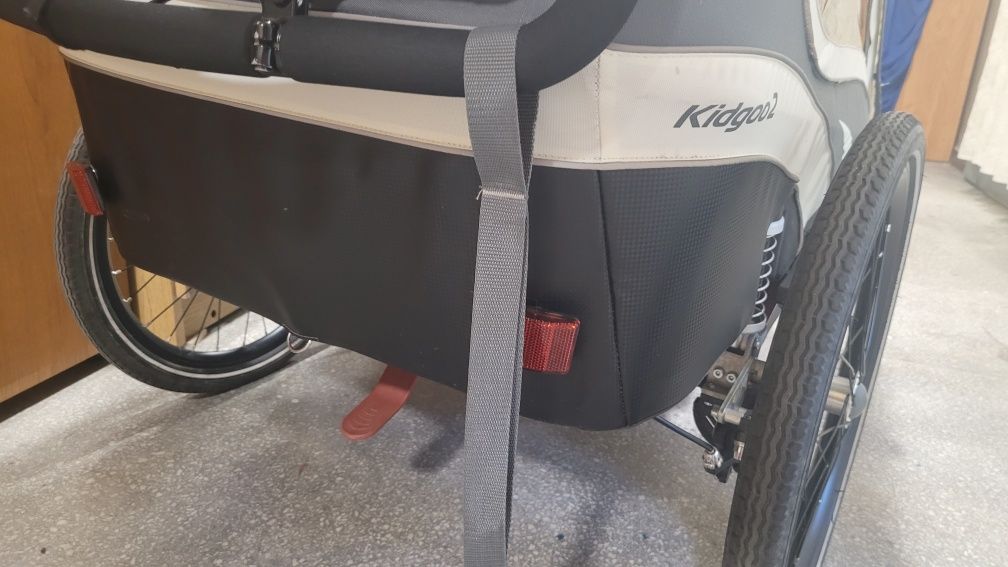 Qeridoo kidgoo2 przyczepka rowerowa