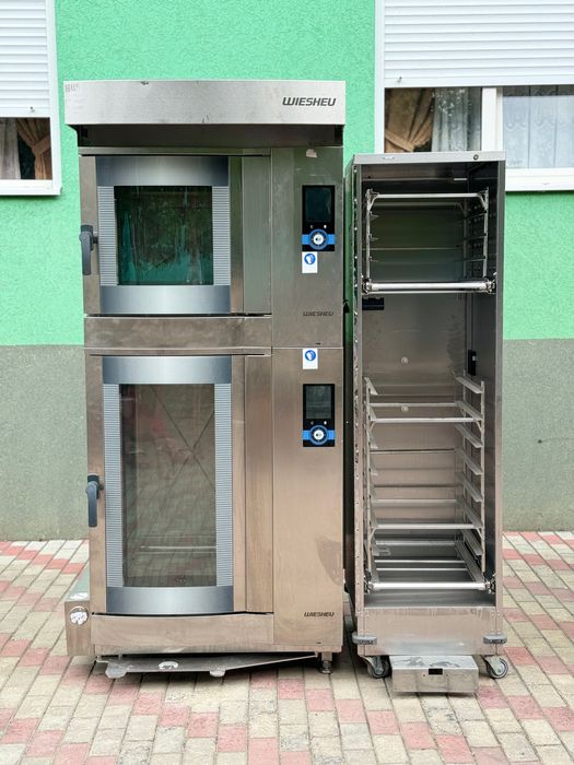 Конвекционная печь WIESHEU с тележкой быстрая загрузка