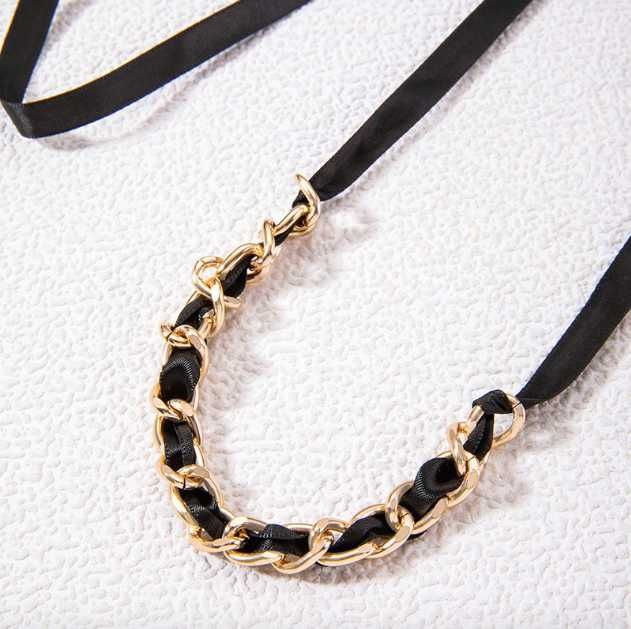 Naszyjnik Choker Złoty Idealny na Prezent dla Kobiety