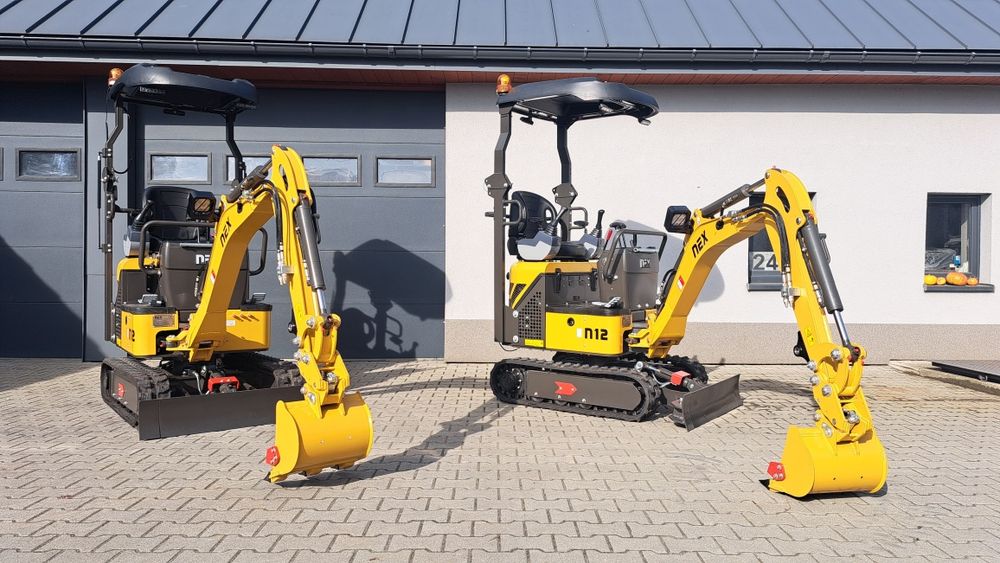Minikoparka Nex N12 full, joystick, 2 prędkości, zwolnice, NOWY MODEL