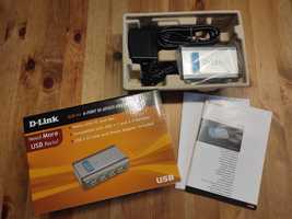 Hub USB d-link z zasilaczem hub-h4 nowy