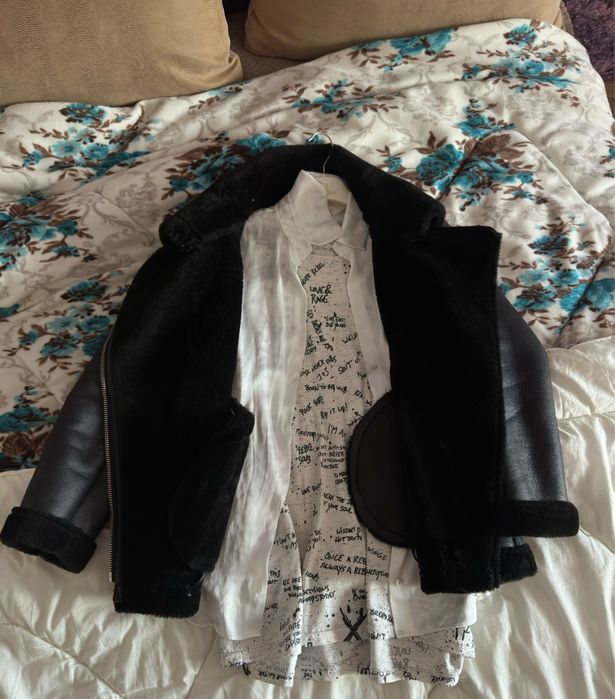 Дублянка жіноча S-M під мутон дубленка дубльонка