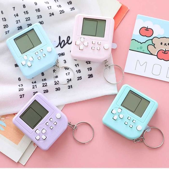 SALDOS! Mini máquina de jogos porta-chaves