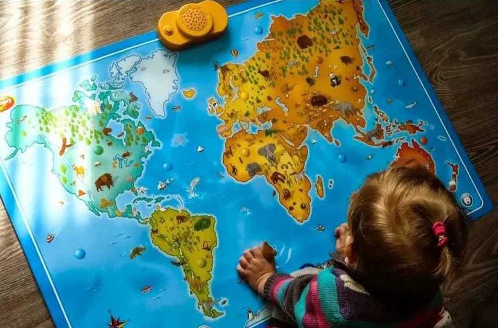 Dumel Discovery. Interaktywna mapa - zwierzęta świata.