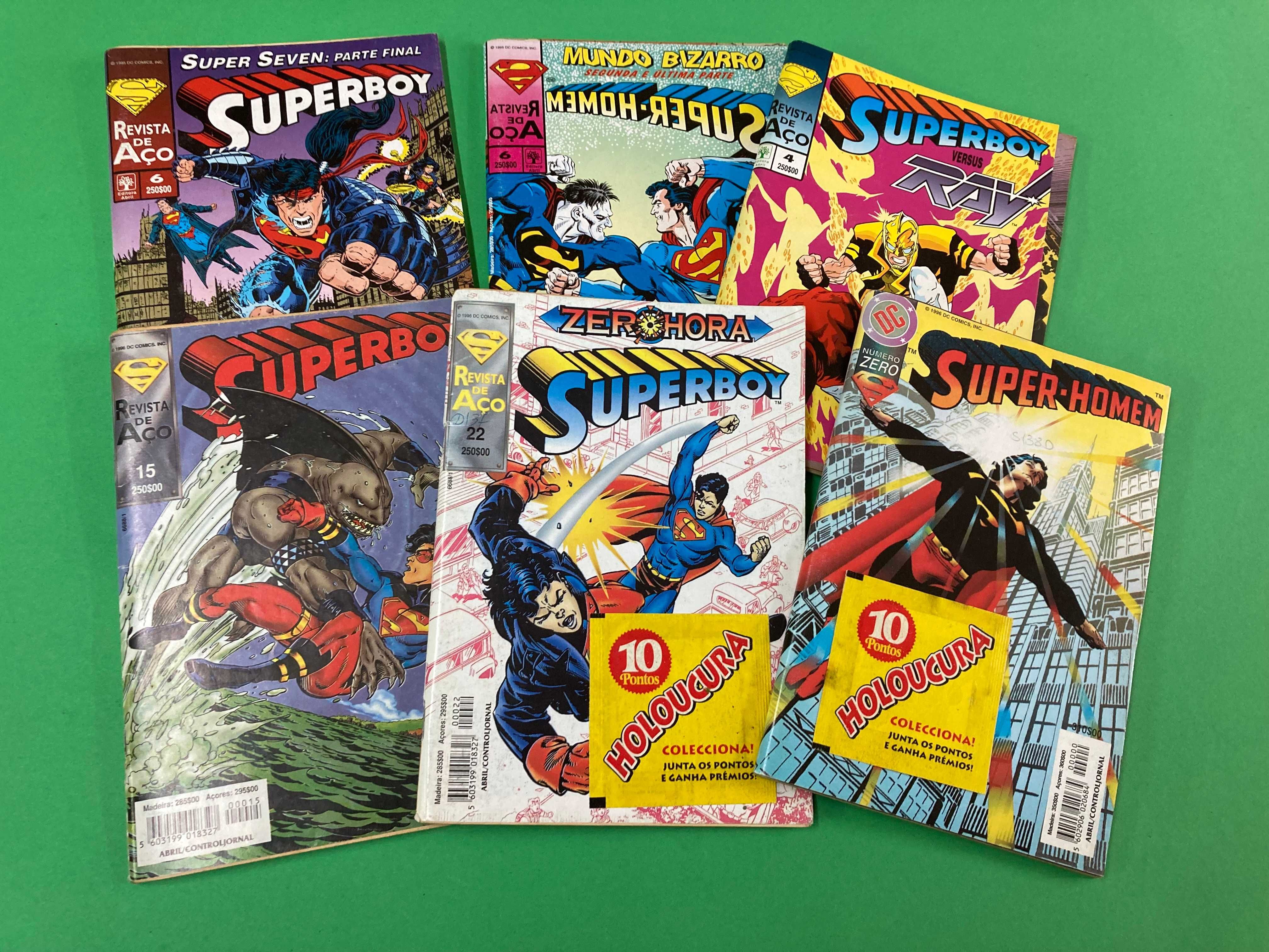 Revistas Banda Desenhada Super-Homem e Super Boy Anos 90