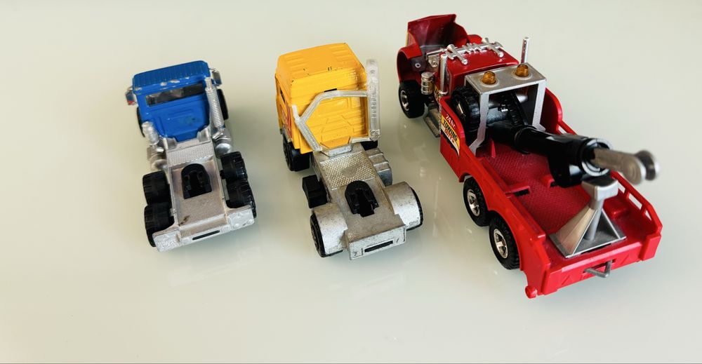 Majorette - zestaw 3 ciężarówek w skali jak Matchbox SuperKings