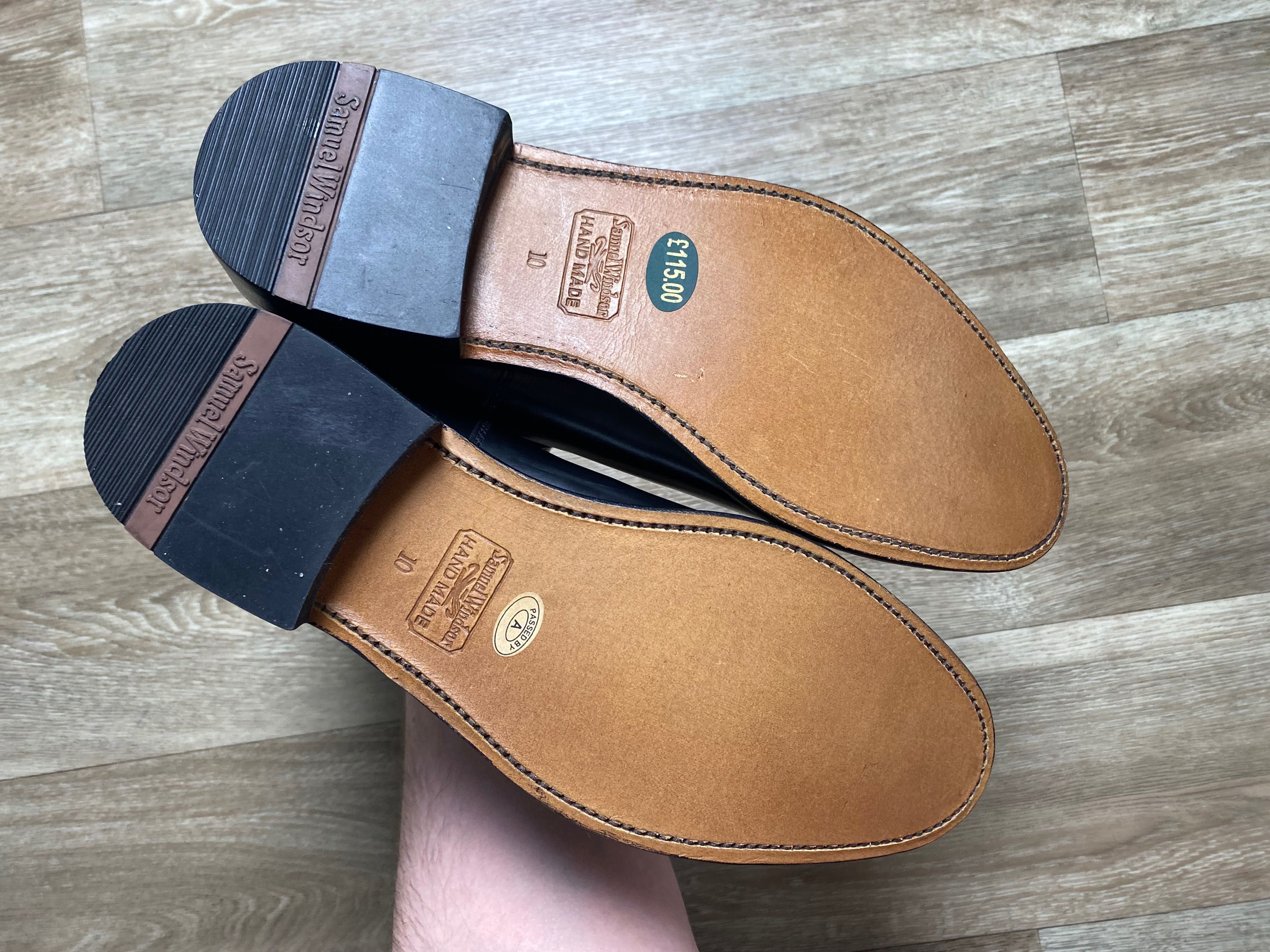 Шкіряні Чоловічі Челсі Samuel Windsor Handmade EU 44