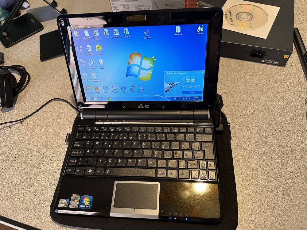 Asus Eee Pc Intel atom com ssd120GB win7