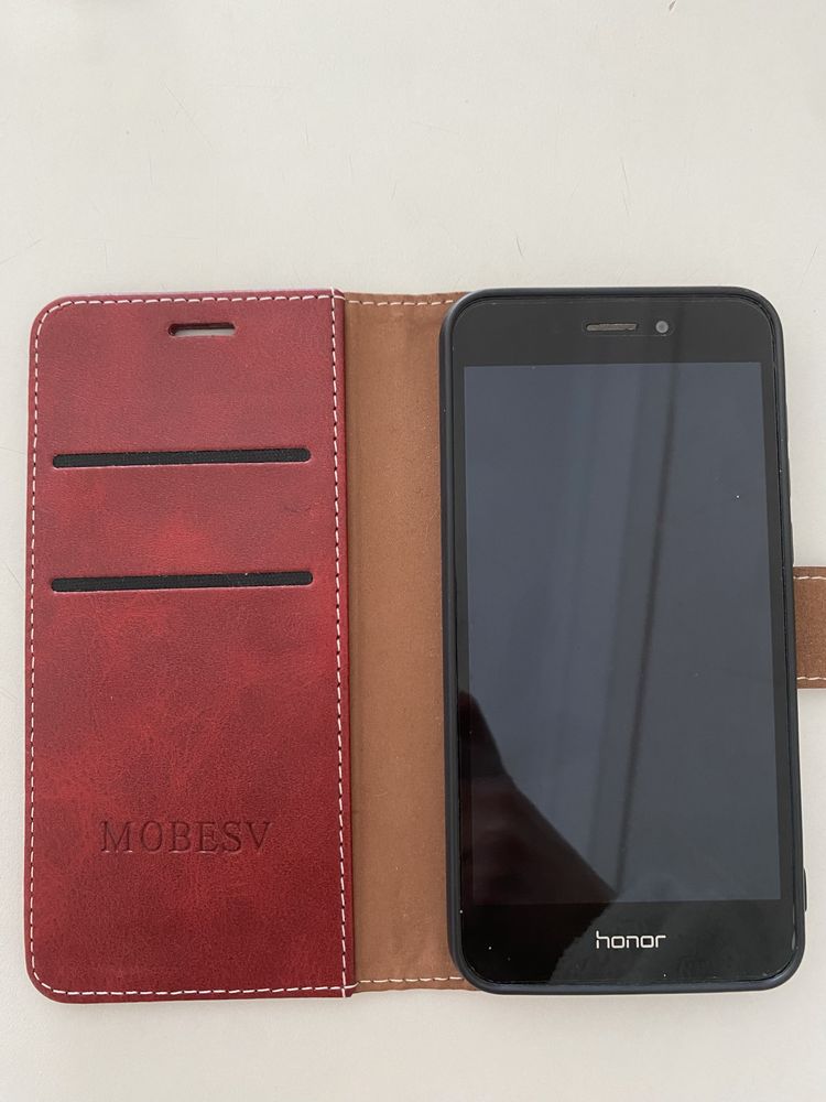 Huawei Honor 6A (16GB) + carregador + capa + película de ecrã