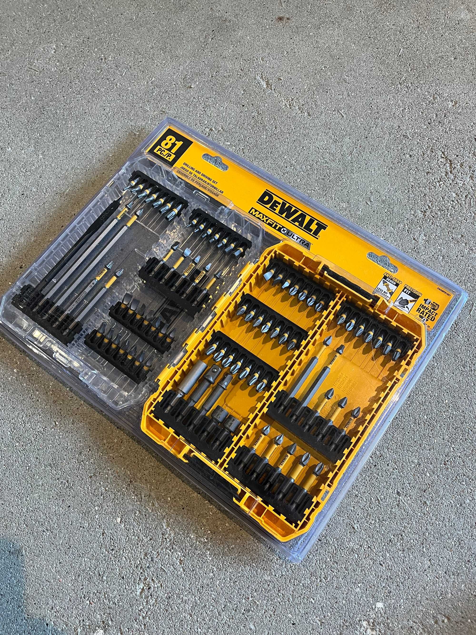DEWALT max fit bity 81 czesci