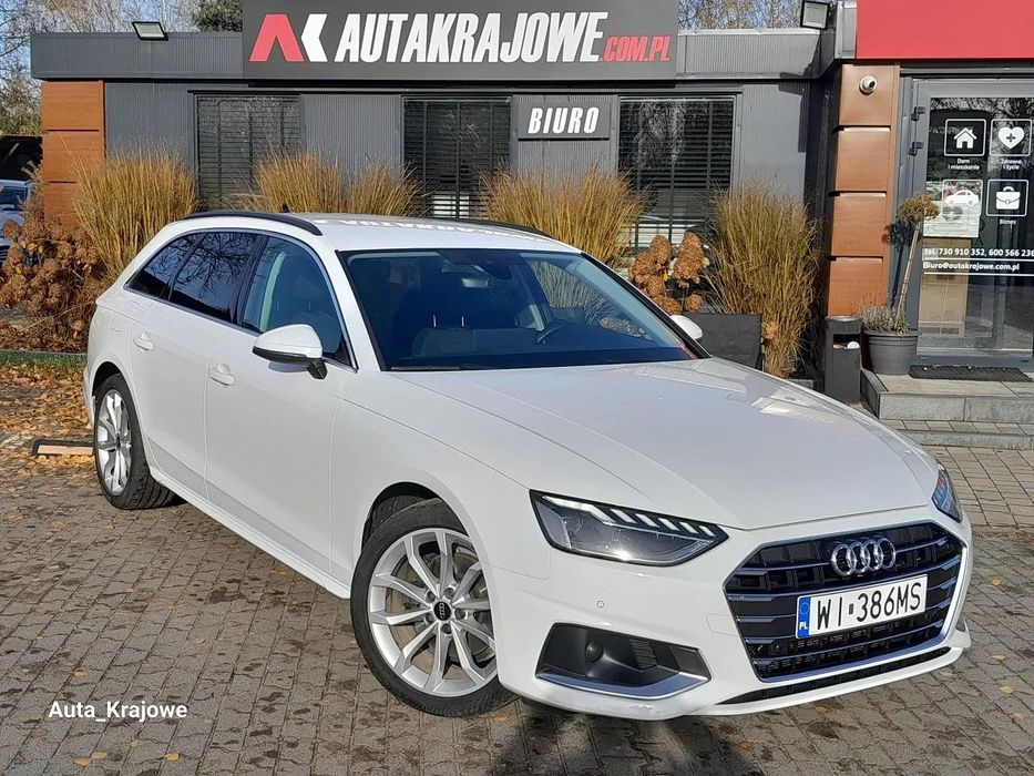 Audi A4 Avant 163 KM, S-TRONIC, SUPER STAN, 1wł, salon PL, FV 23% WI386MS