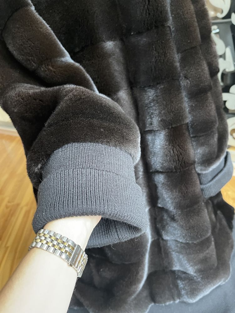 22.12 Київ! Норковая шуба 103 см, blackglama, Италия 42-44