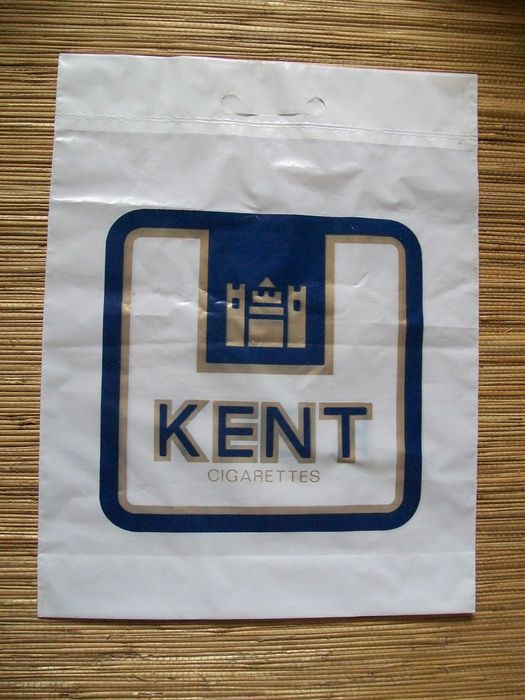 Pewex,Papierosy KENT,reklamówka duża z Lat 80.z Prl-u.