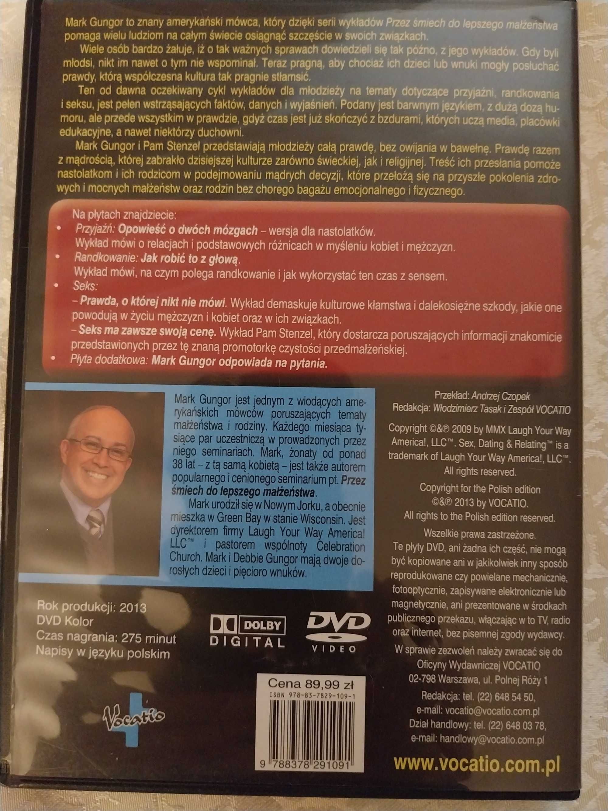 Sex przyjaźń i randkowanie Mark Gungor 4xDVD