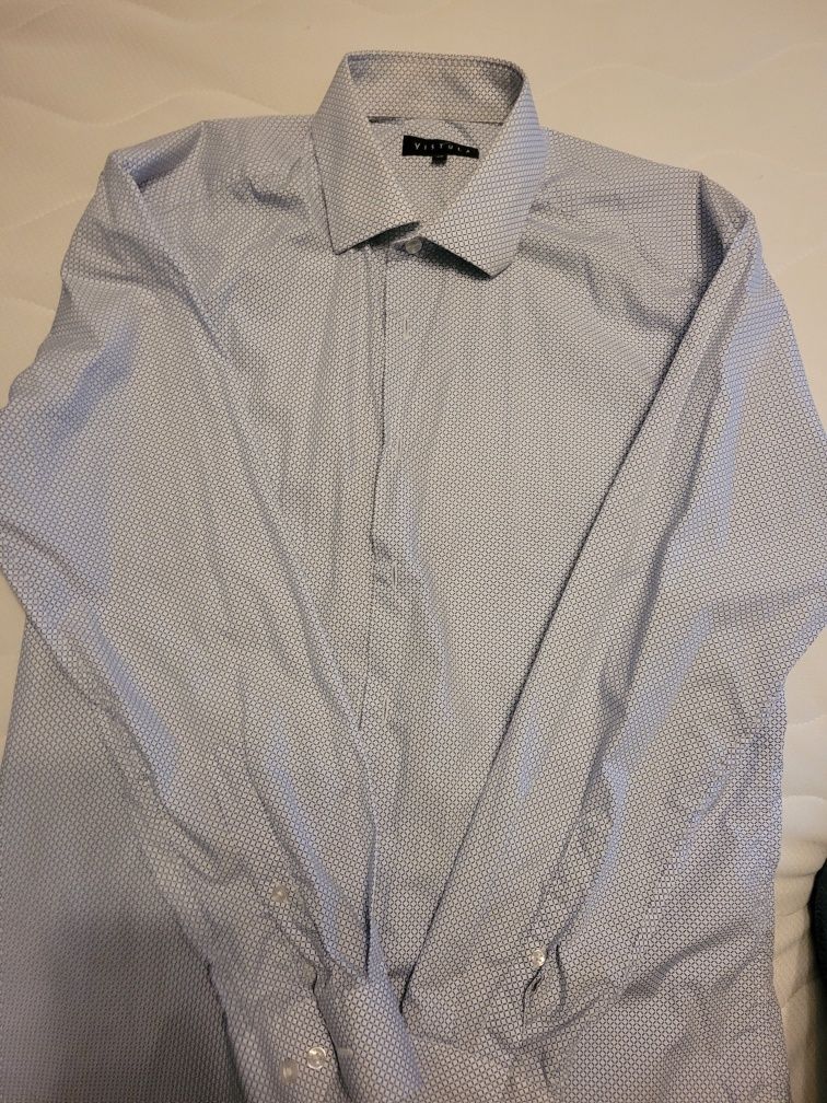 Piękna koszula Vistula 42 jak nowa slim fit bawelna