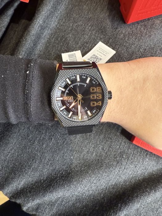 Nowy oryginalny zegarek męski DIESEL dz2194 stal wodoodporny
