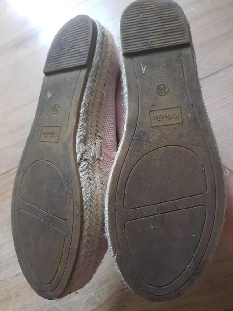 Espadryle Damskie  na platformie  DeeZee rozmiar 38