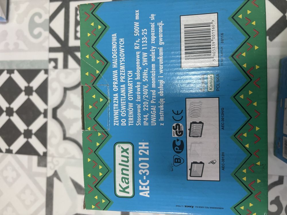 Zewnętrzna oprawa halogenowa Kanlux