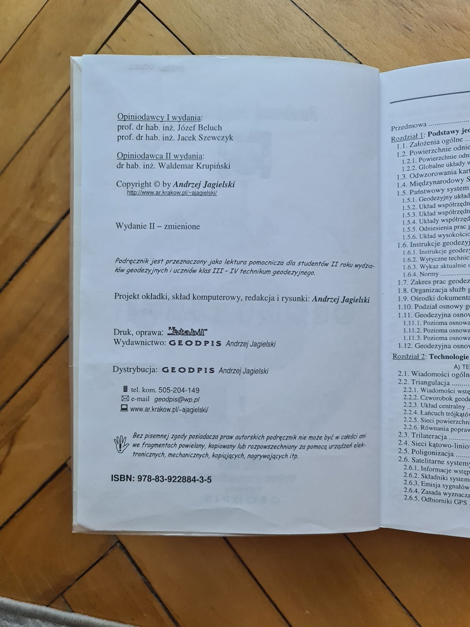 Geodezja II Jagielski