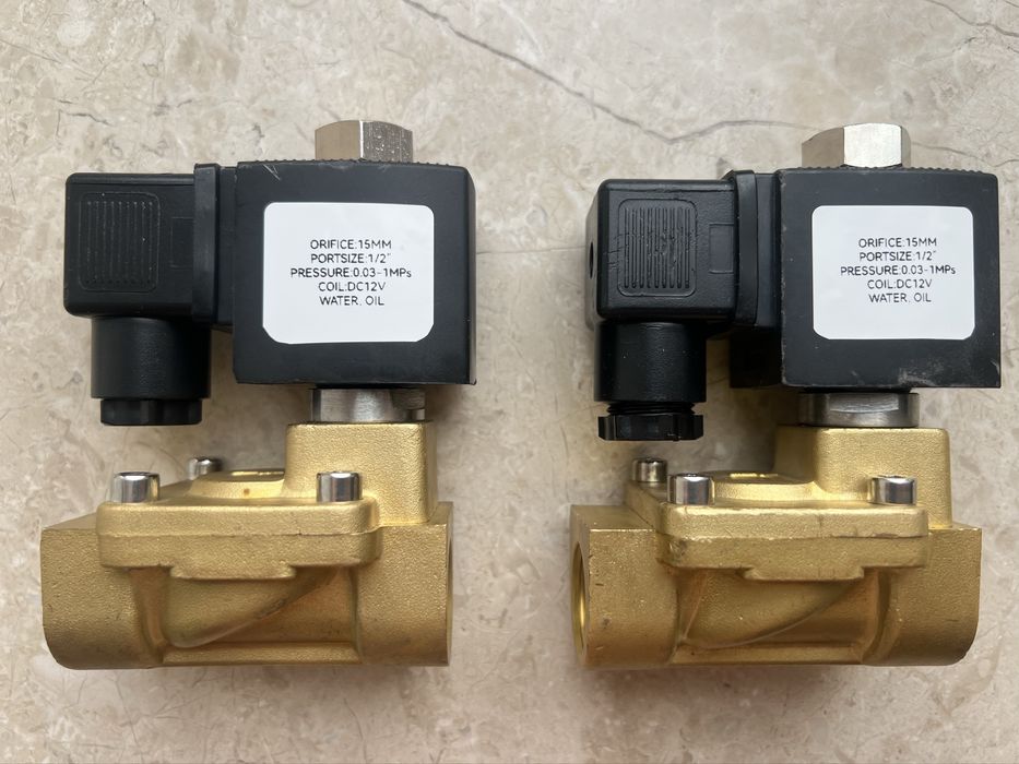 Електромагнітний клапан для води та мастила 12v NO