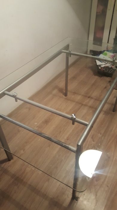 Stol duzy szklany- 160 x 90 x 74 cm