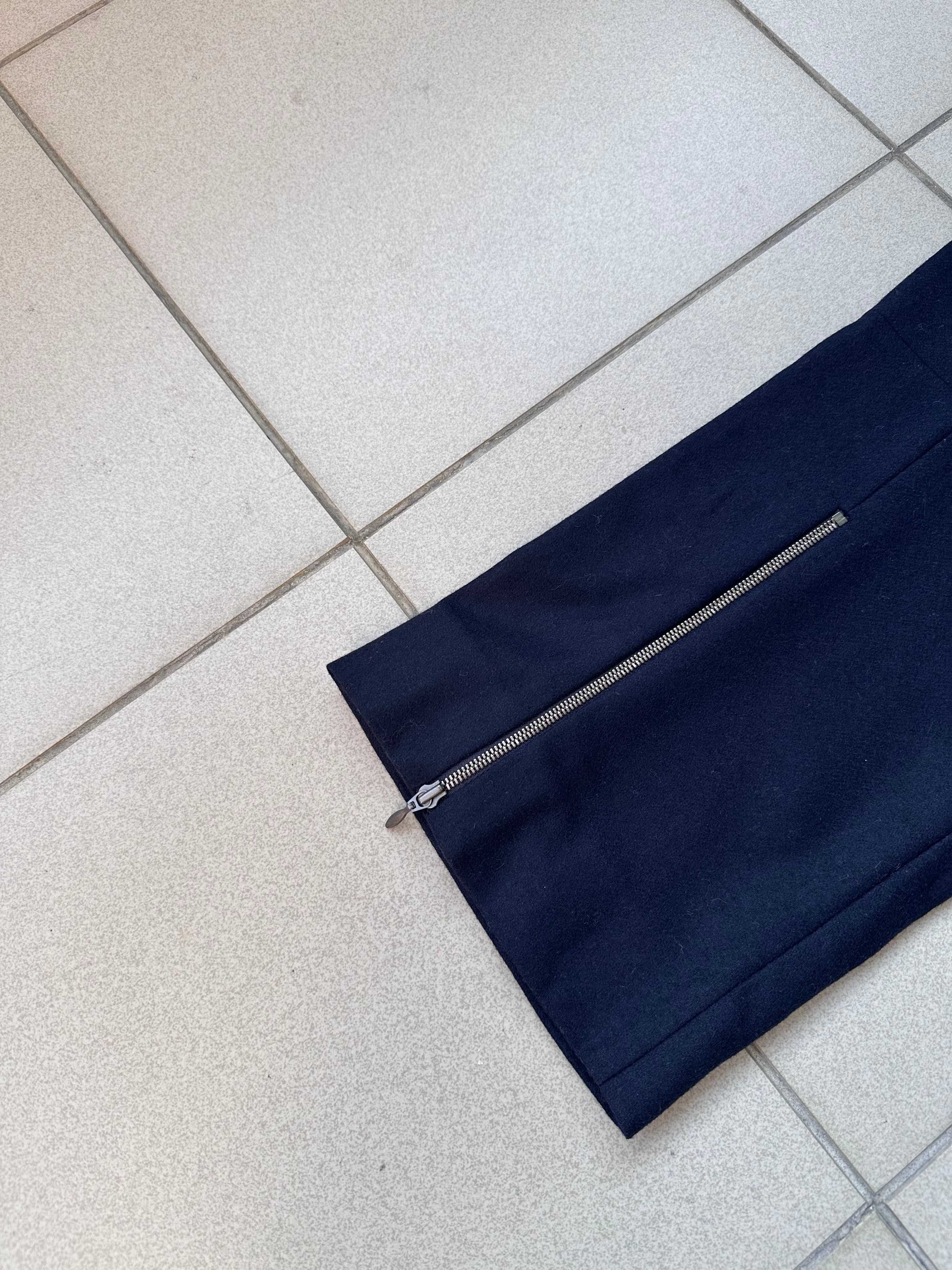 Spodnie wełniane Marni damskie eleganckie biurowe r. L