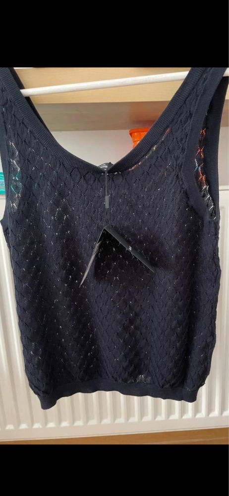 Ażurowa Koszulka , Top - Massimo Dutti