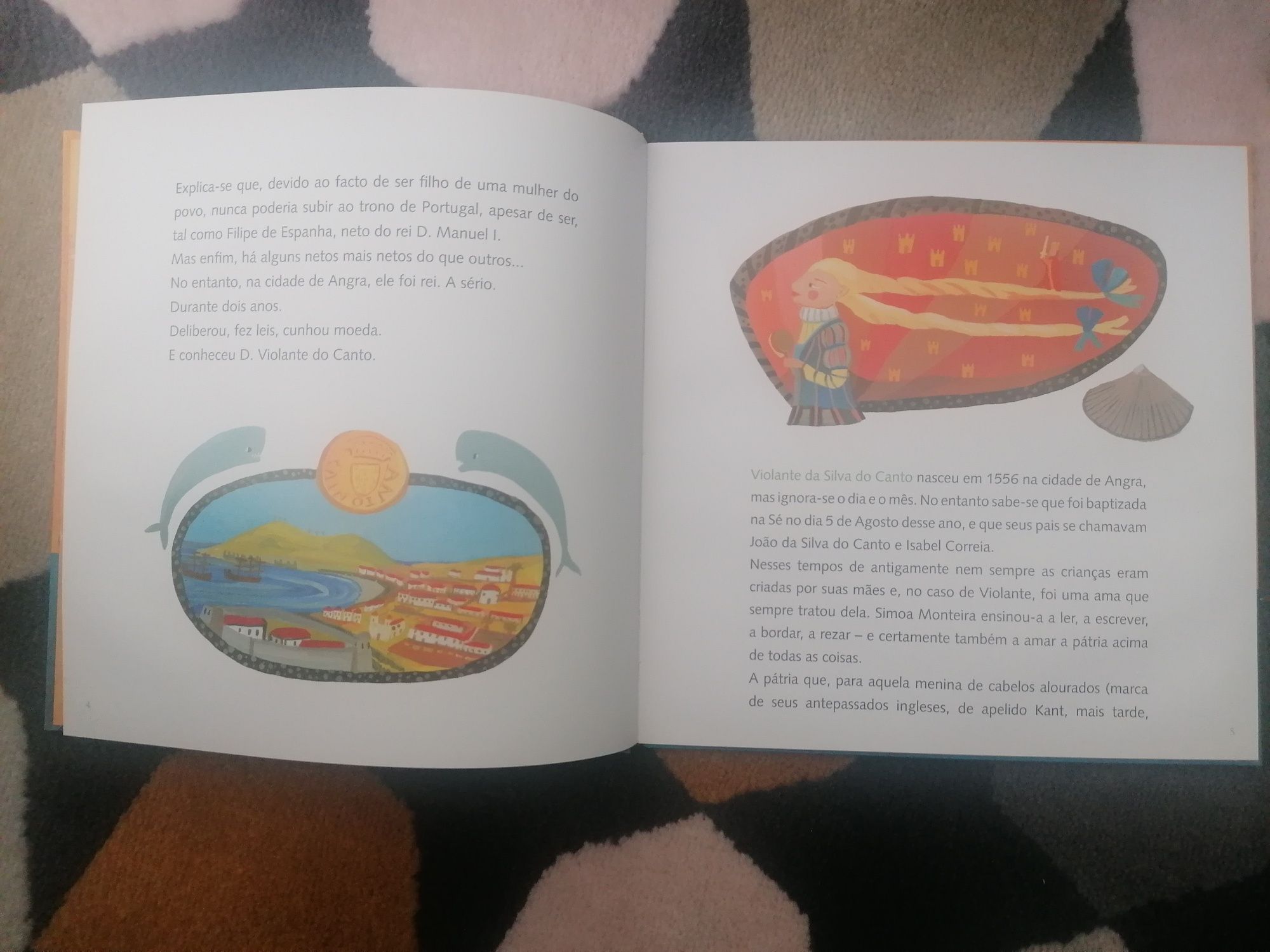 Livro infanto-juvenil Violante do Canto - Rainha de Angra
