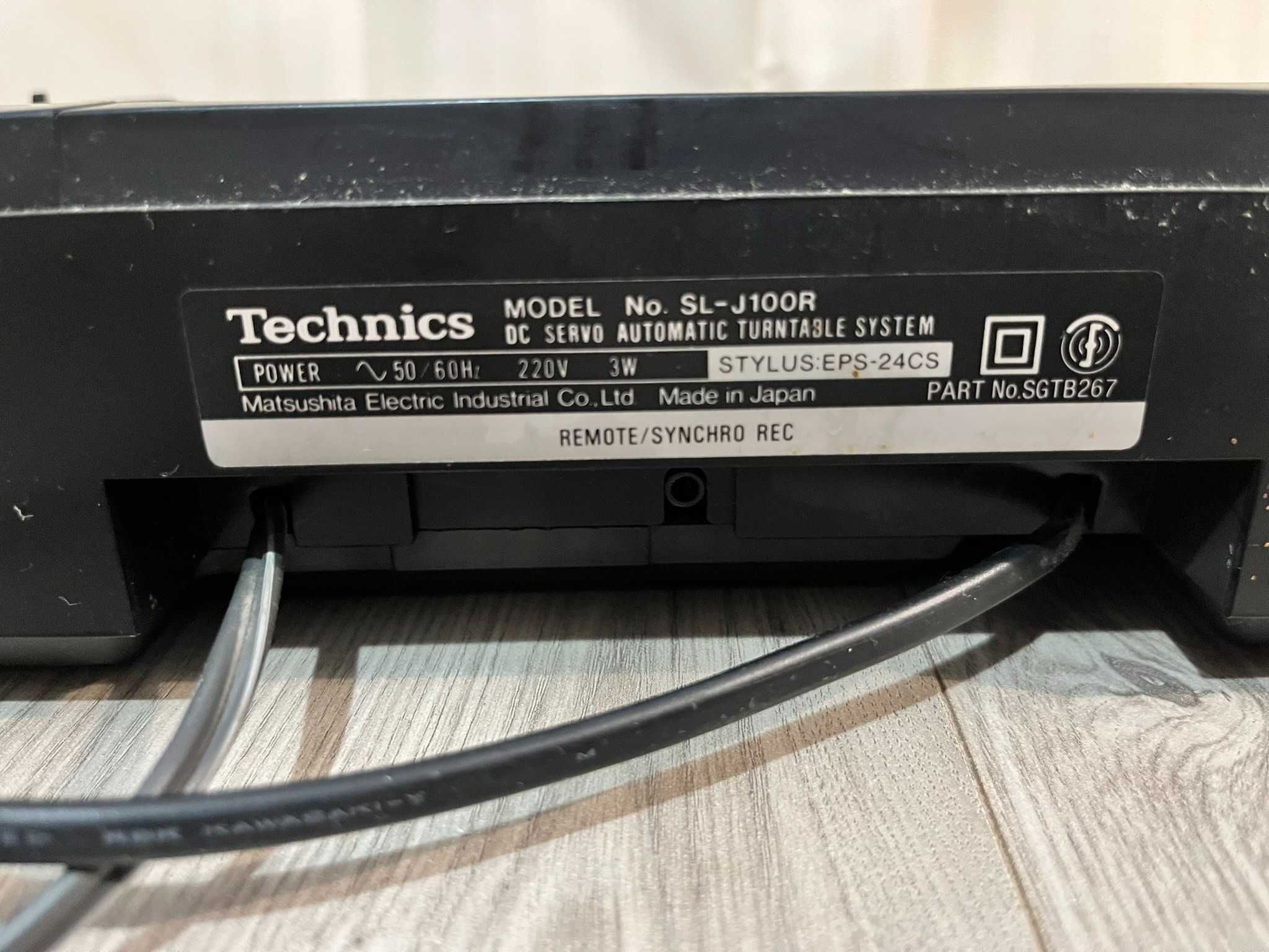 Technics SL‑J100R gramofon vintage