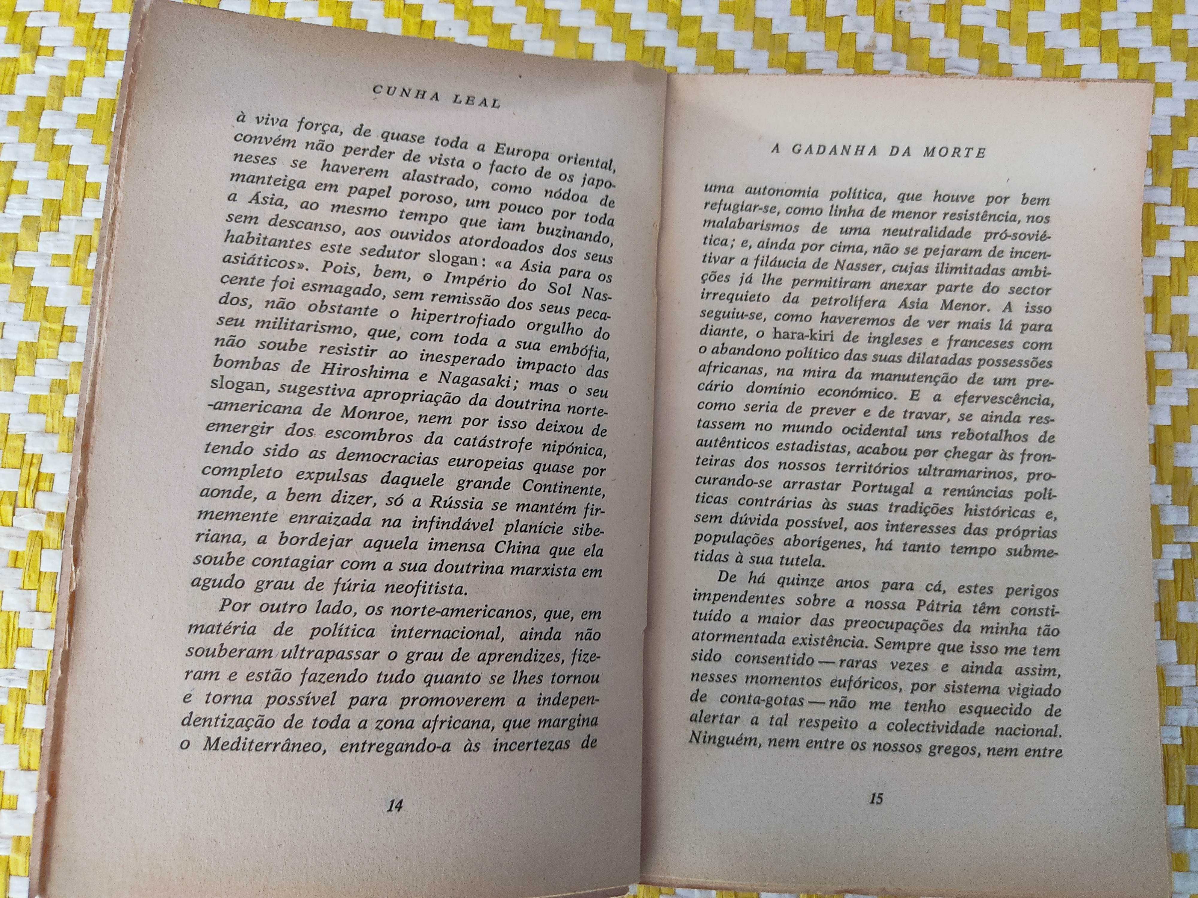 A gadanha da morte – 
Cunha Leal
