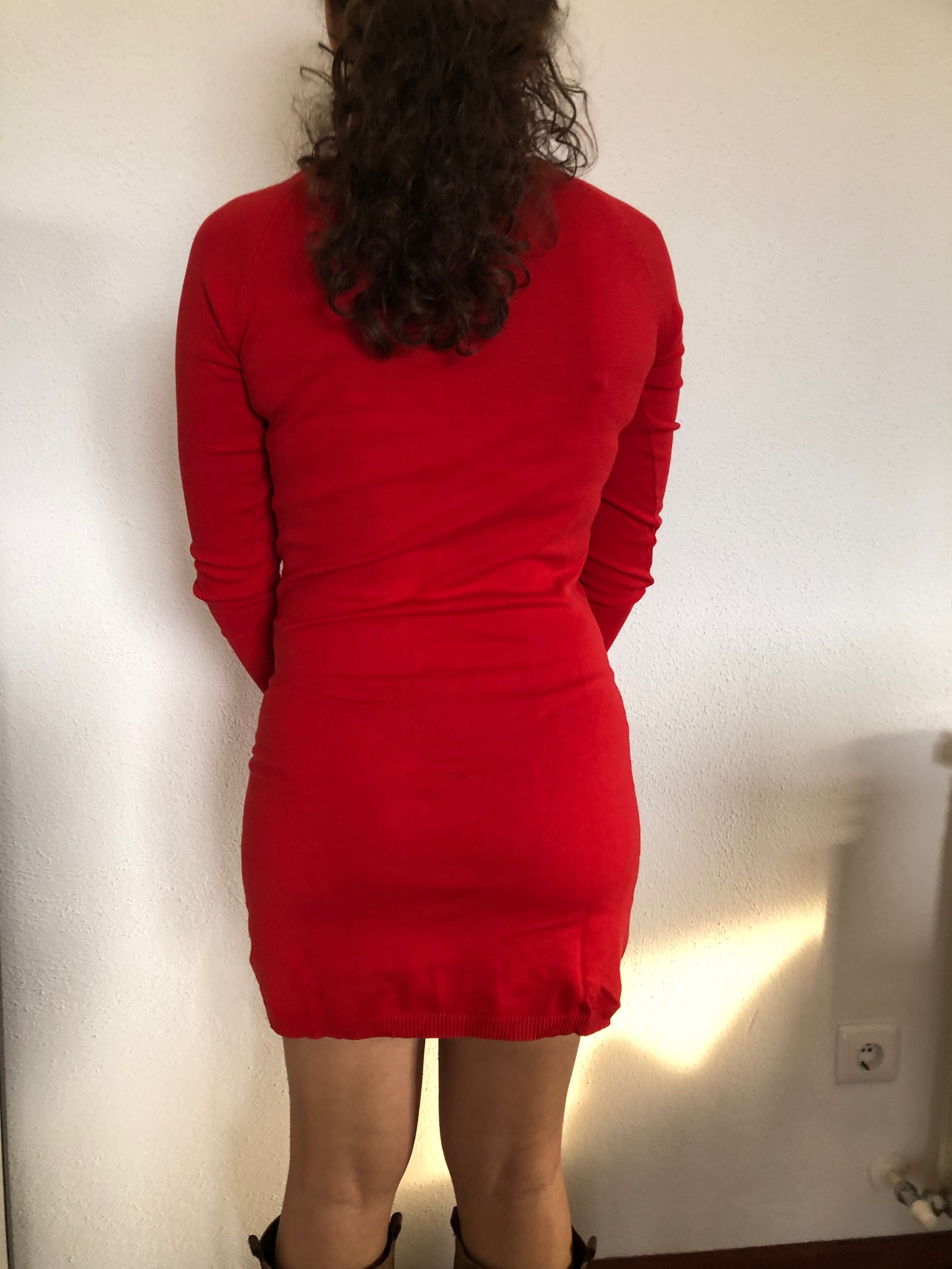 Vestido vermelho zara