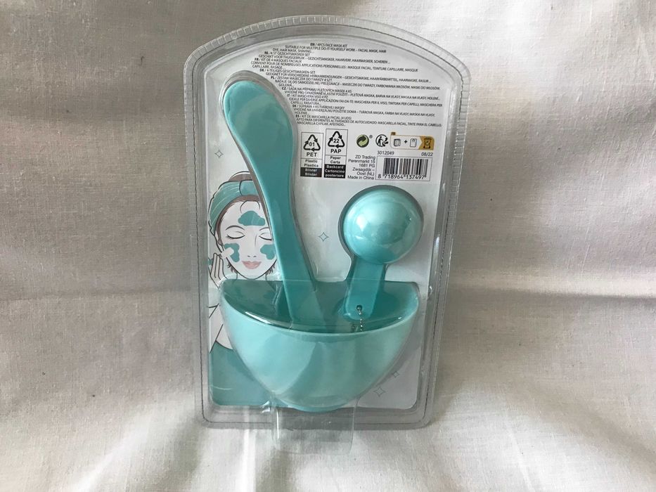 Zestaw DO ALG miseczka pędzelek miarki szpatułka