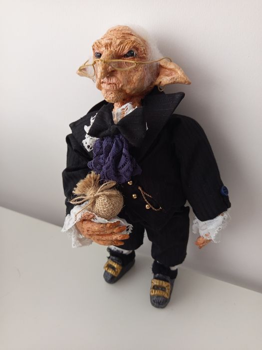 Goblin handmade glina+materiał