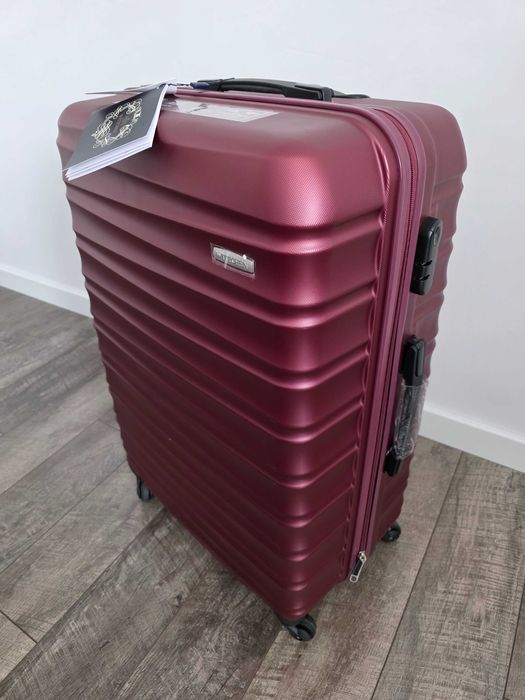WITTCHEN Walizka duża 56-3A-313-31 Bordowa