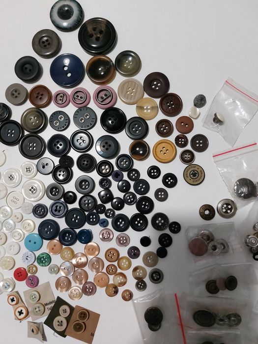 Botões de vários tamanhos