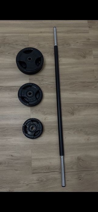 Conjunto de halteres de rosca