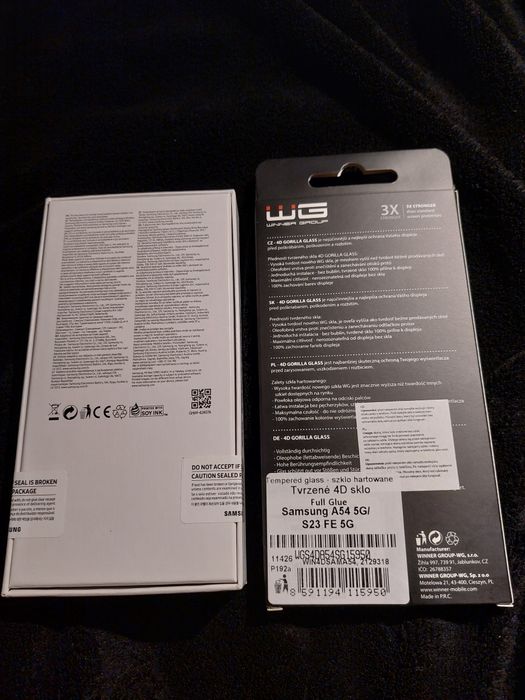 SAMSUNG GALAXY A54 5G 8/128 GB smartfon szkło plomby gwarancja NOWY