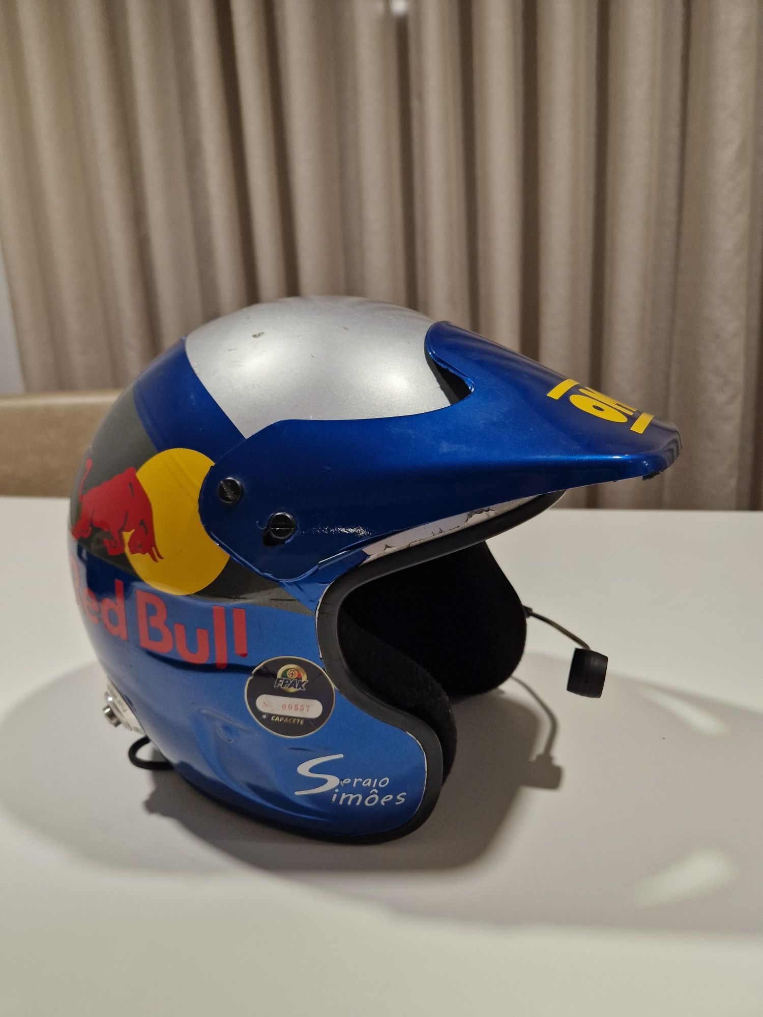 Capacete rally omp