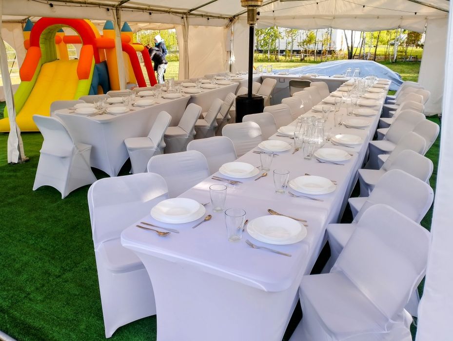 Wynajem Namioty Cateringowe Eventowe z wyposażeniem / Stoły / Krzesła