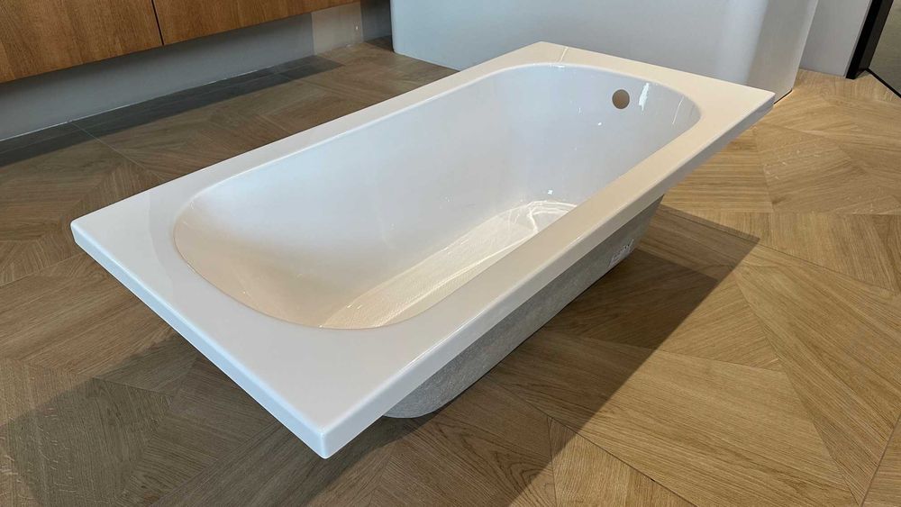 Promocja NOWA wanna do zabudowy ze stelażem 140×70 cm Galakta Antislip