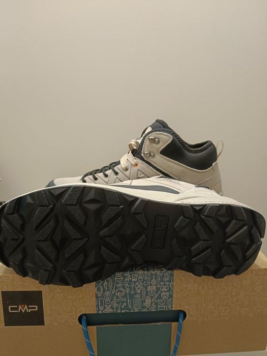 Skórzane buty trekkingowe CMP Kaleepso Mid WP 31Q4917 Sand wodoodporne